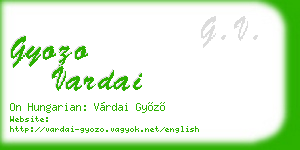 gyozo vardai business card